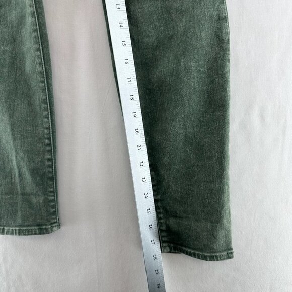 Universal Thread Jeans Womens 4/27R High Rise Skinny Stretch Denim Washed Green - Picture 9 of 12